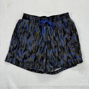 Lululemon Channel Cross Swim 5" Breaking Waves Multi Medium M - cutout‎ liner